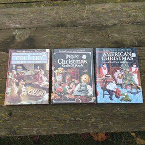 Vintage Better Homes and Gardens Country Crafts Books Christmas Holiday